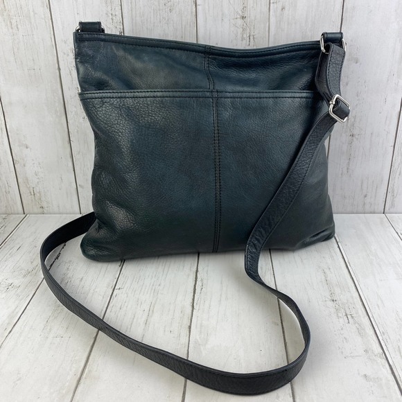 margot Bags Margot Black Leather Large Everyday Adjustable